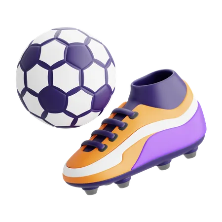 Fußball  3D Icon