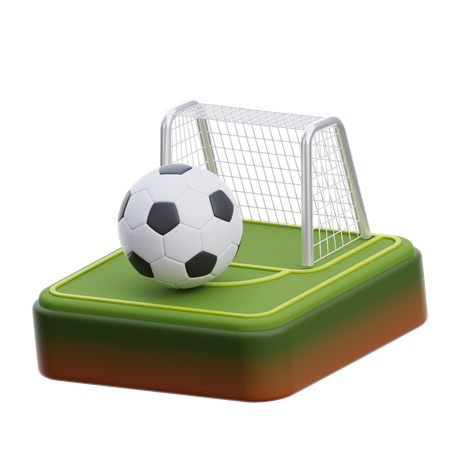 Fußball  3D Icon