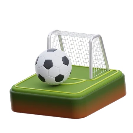 Fußball  3D Icon