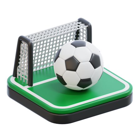 Fußball  3D Icon