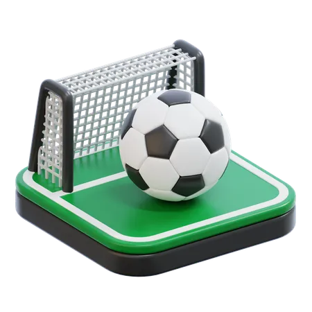 Fußball  3D Icon