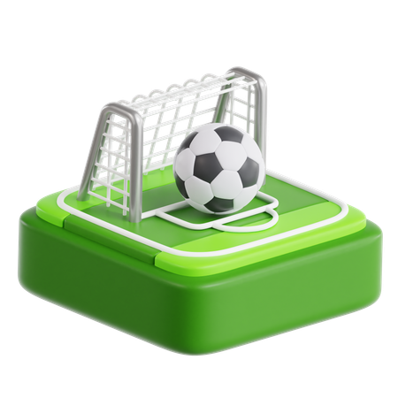 Fußball  3D Icon