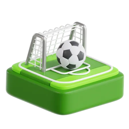 Fußball  3D Icon