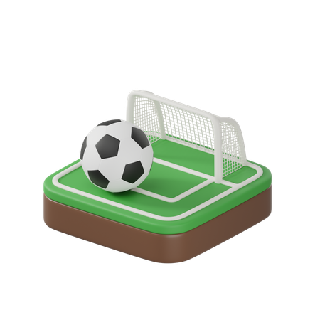 Fußball  3D Icon