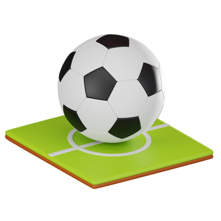 Fußball  3D Icon