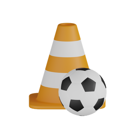 Fußball  3D Icon