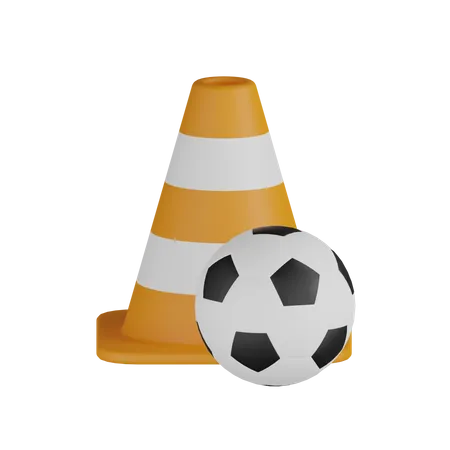 Fußball  3D Icon