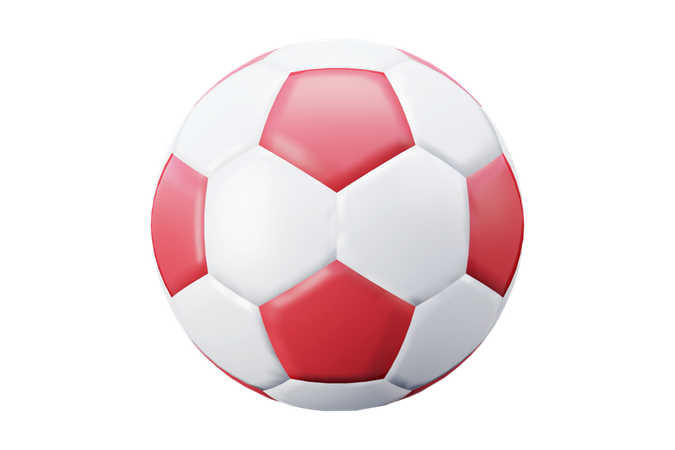 Fußball  3D Icon