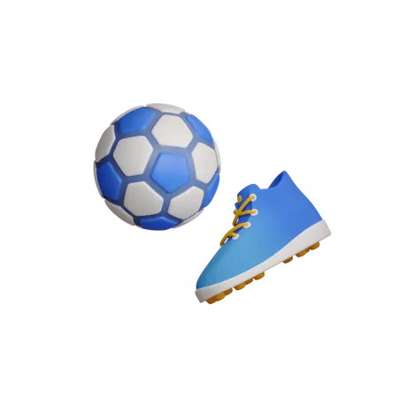 Fußball  3D Icon