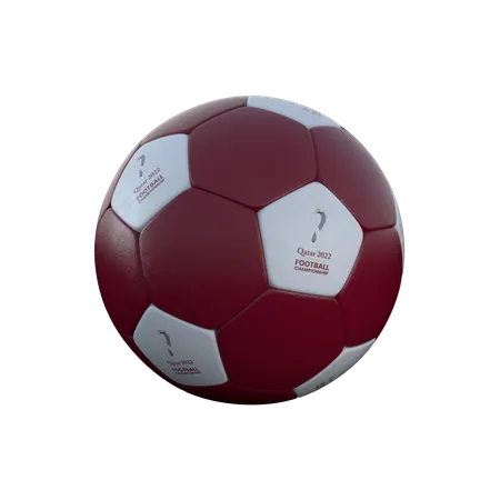 Fussball Katar  3D Icon