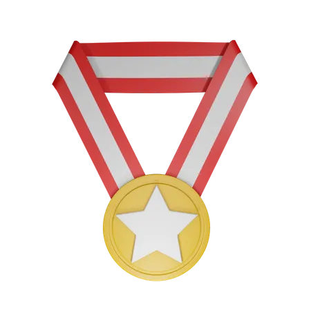 Fußballmedaille  3D Icon