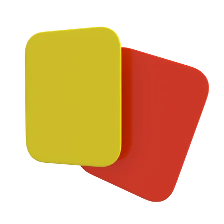Fußball-Strafkarte  3D Icon