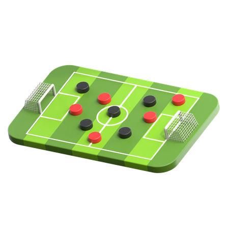 Fußball-Strategietafel  3D Icon