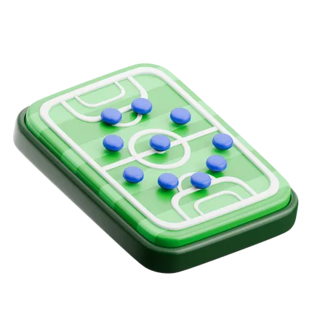 Fußball-Strategietafel  3D Icon