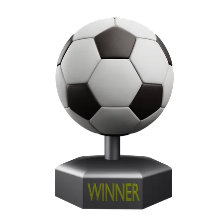 Fußballtrophäe  3D Icon