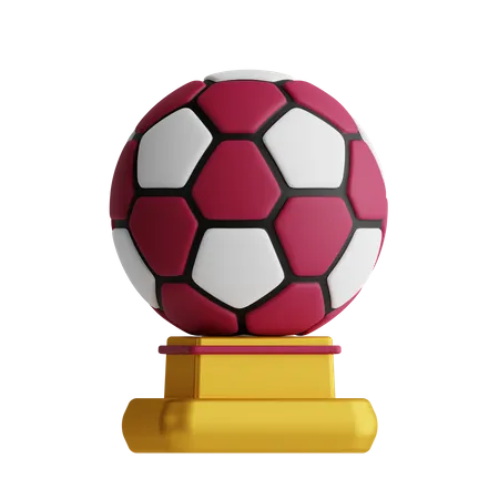 Fußballtrophäe  3D Icon