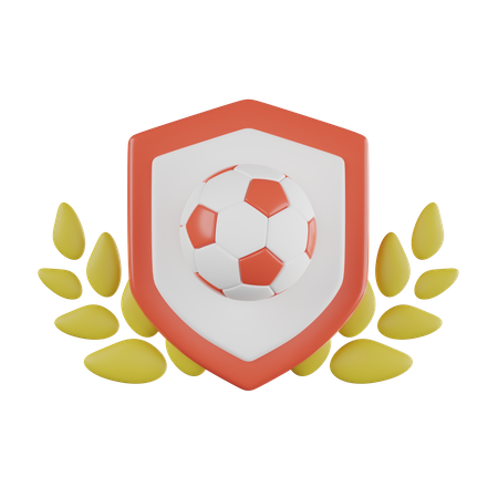 Fußballtrophäe  3D Icon