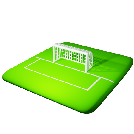 Fußballfeld  3D Icon