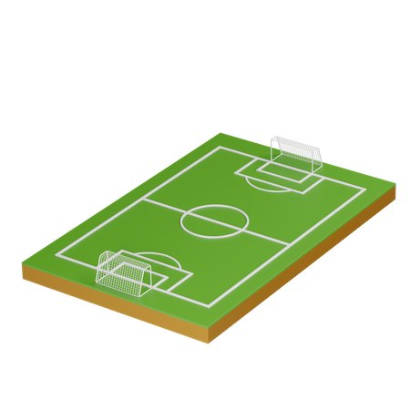 Fussballplatz  3D Icon