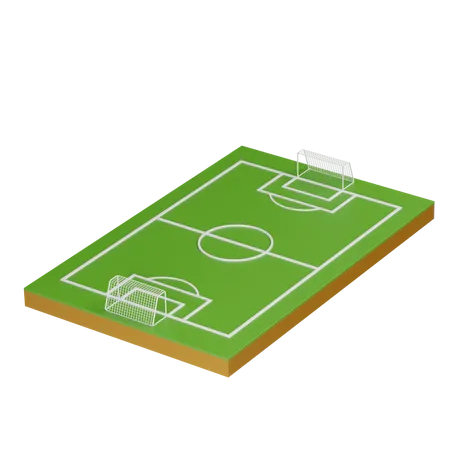 Fussballplatz  3D Icon
