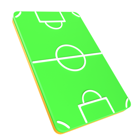 Fußballplatz  3D Icon