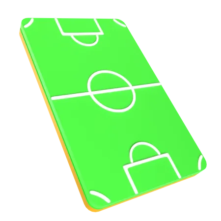 Fußballplatz  3D Icon