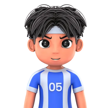 Fußballspieler  3D Icon