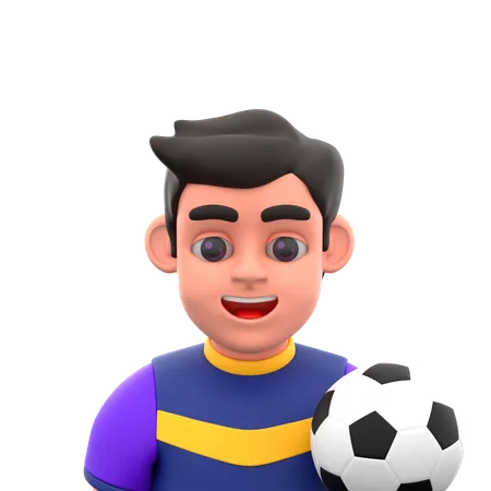 Fußballspieler  3D Icon