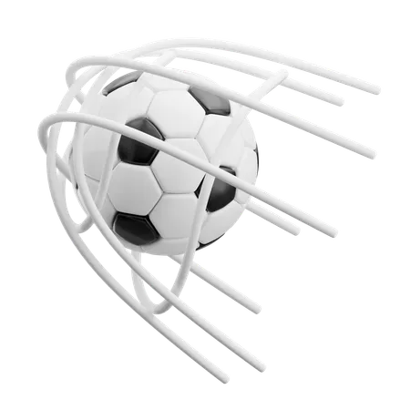 Fußballtor  3D Icon