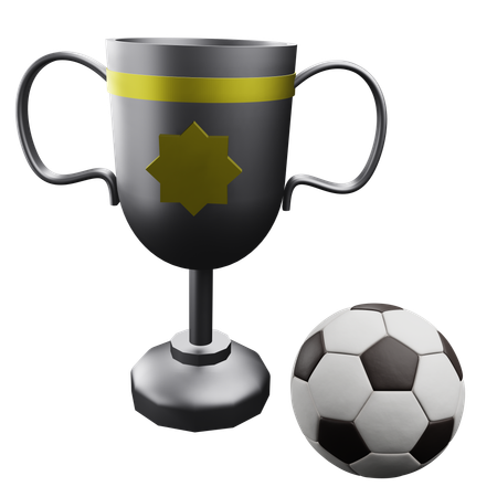 Fußballtrophäe  3D Icon