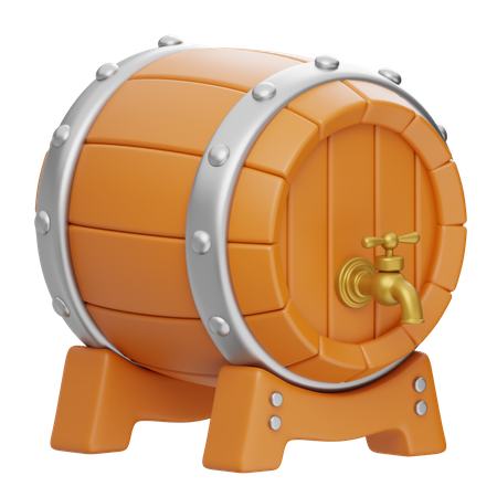 Fût de bière  3D Icon