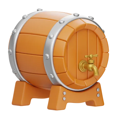 Fût de bière  3D Icon