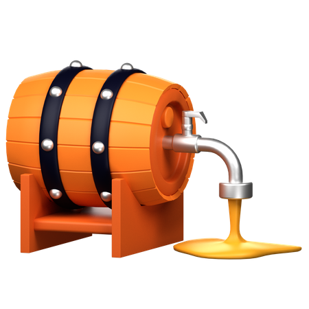 Fût de bière  3D Icon