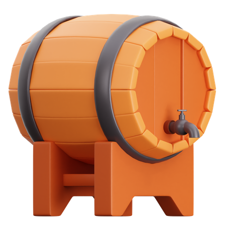 Fût de bière  3D Icon