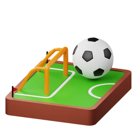 Fútbol  3D Icon