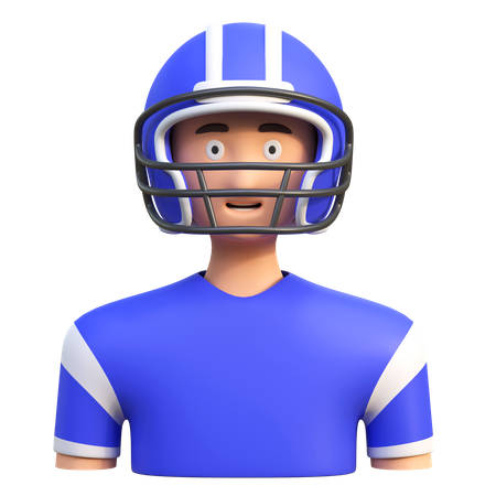 Jugador de fútbol  3D Icon