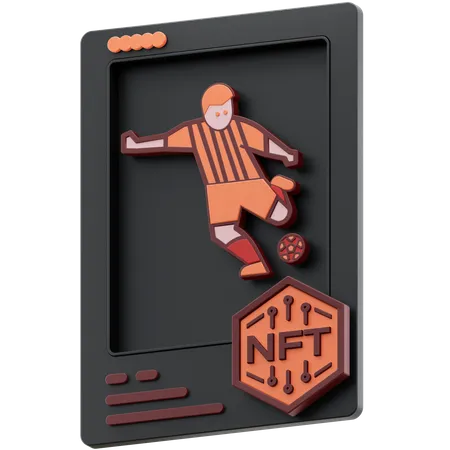 Futbolista  3D Icon