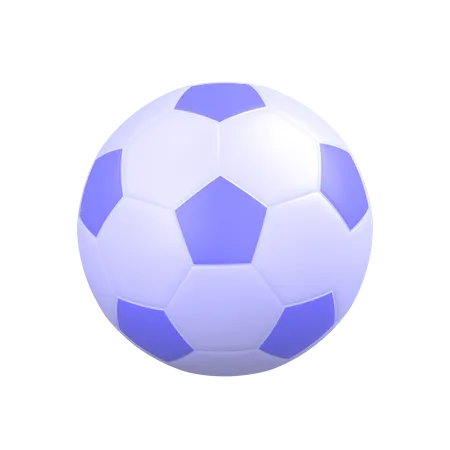 Pelota de fútbol  3D Icon