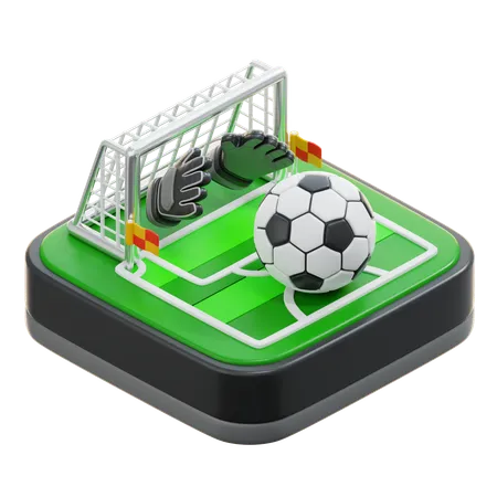 Futebol  3D Icon