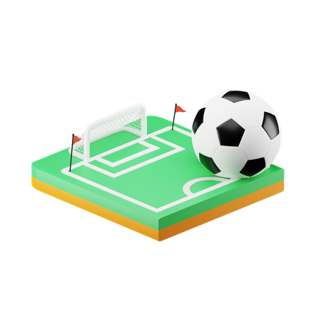 Futebol  3D Icon