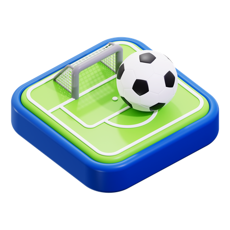 Futebol  3D Icon