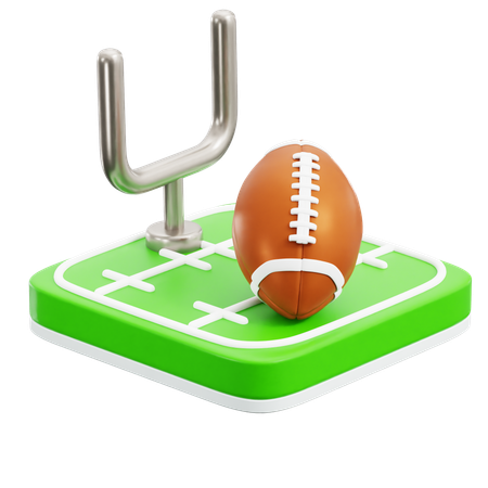 Futebol americano  3D Icon