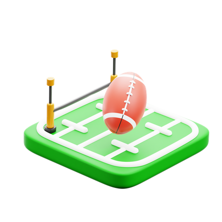 Futebol americano  3D Icon