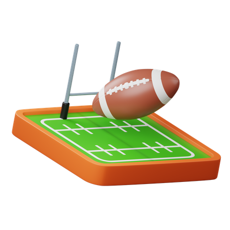 Futebol americano  3D Icon