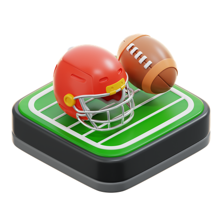 Futebol americano  3D Icon