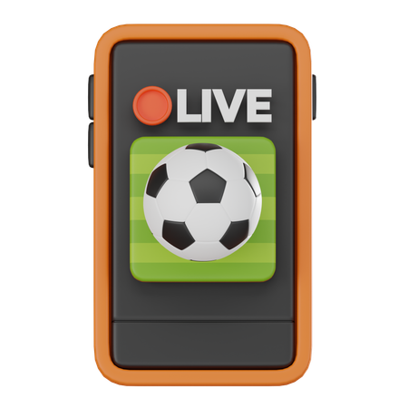 Futebol ao vivo  3D Icon