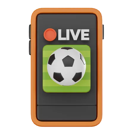 Futebol ao vivo  3D Icon