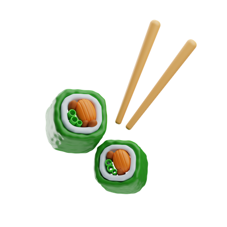 Futomaki  3D Icon