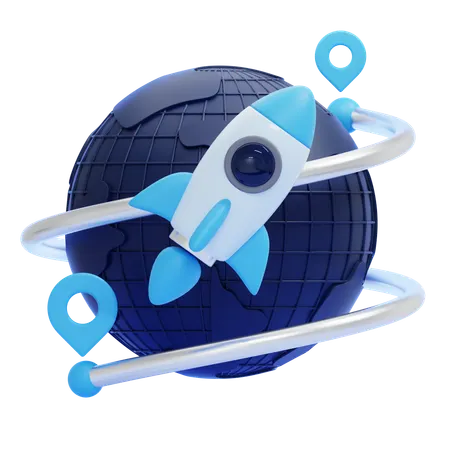 Future Pathway  3D Icon
