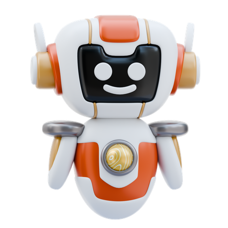 未来のロボット  3D Icon